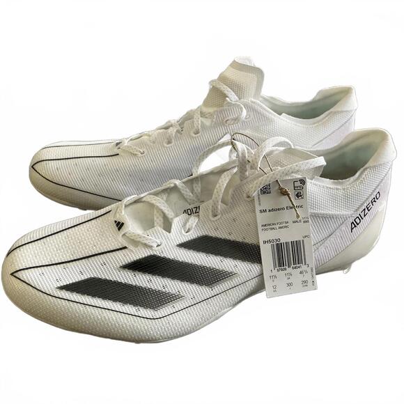 Adidas Adizero Football Cleats White Size 12 New